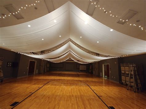 Lds Cultural Hall Ceiling Draping For Wedding Starts At Only 400