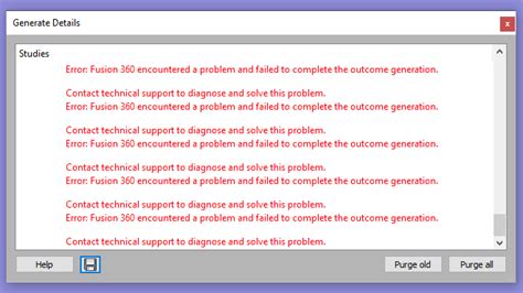 Error Fusion 360 Encountered A Problem And Failed To Complete The