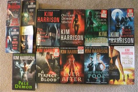 The Witch with No Name ++ by Kim Harrison ENTIRE Hollow Series 4 pb/ 9