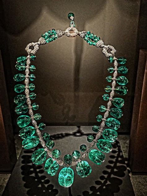 Art Deco Indian Emerald Necklace Designed By Cartier 1928 Flickr