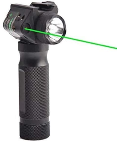 Green Laser Flashlight Combo Grip 600 Lumen Strobe Feature Etsy