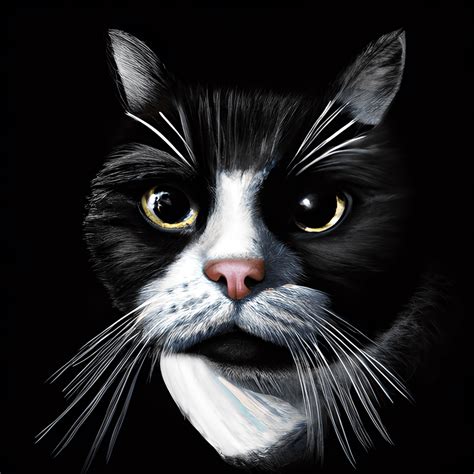 Tuxedo Cat Graphic · Creative Fabrica
