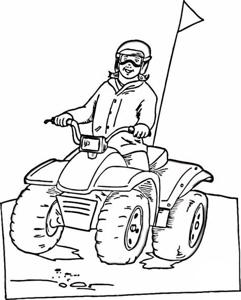 Download and print for free. ATV coloring pages to download and print for free