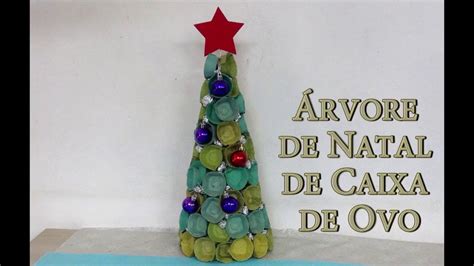 ÁRVORE DE NATAL DE CAIXA DE OVO - DIY - YouTube