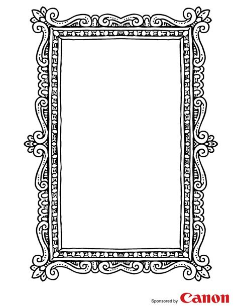 Templates a free printable borders border for word. 4 Best Images of 4X6 Picture Frame Template Printable ...