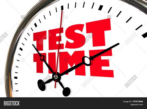 Test Time Exam Testing Image And Photo Free Trial Bigstock