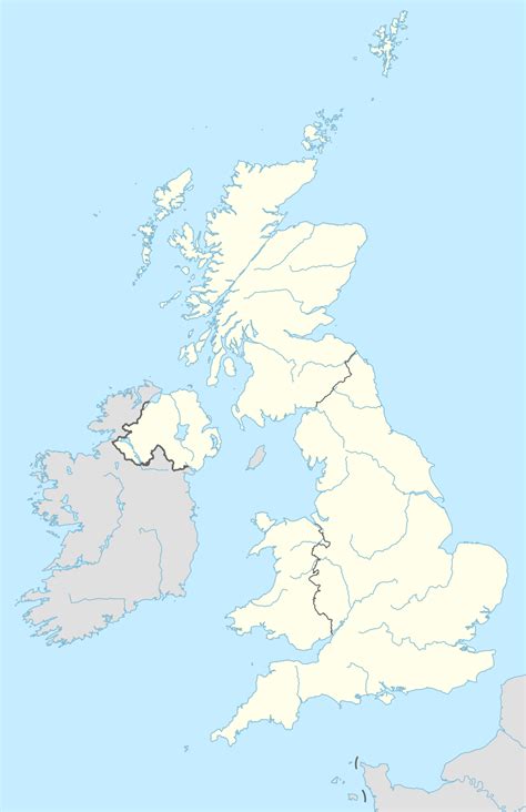Detailed map of united kingdom and neighboring countries. COVID-19 hospitals in the United Kingdom - Wikipedia
