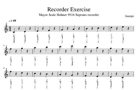 Hohner Soprano Recorder German Fingering Musescore