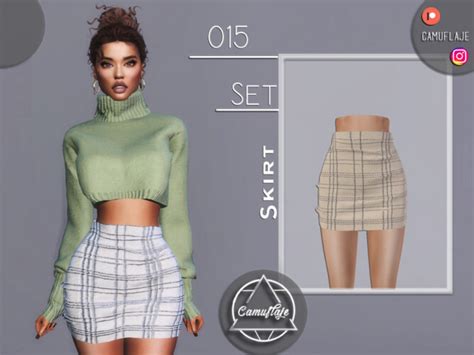 Set 015 Skirt By Camuflaje At Tsr Sims 4 Updates