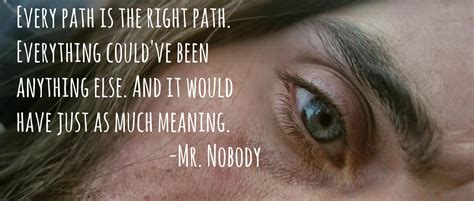 Maybe you would like to learn more about one of these? As Long as You Don't Choose, Everything is Possible - Mr. Nobody Movie Review