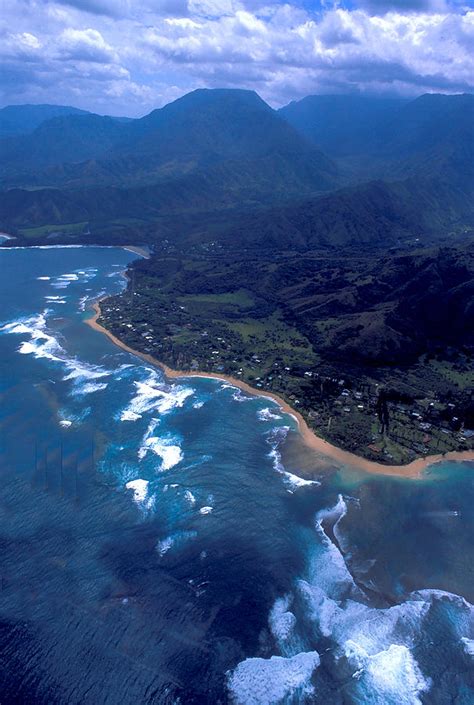 Aerial View Of Hawaii Coast Photograph By Carl Purcell