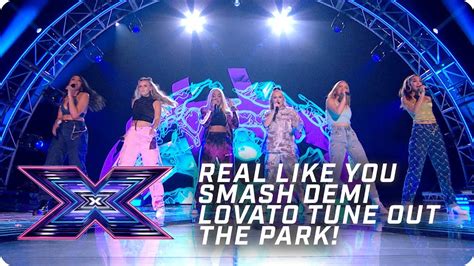 Real Like You Smash Demi Lovato Tune Out The Park X Factor The Band
