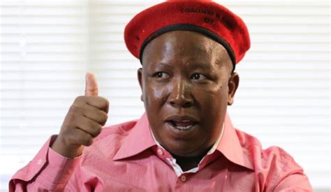 Land Reform Without Compensation A Priority For Julius Malema