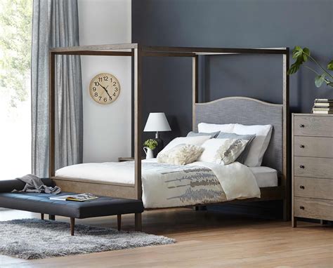 Most of the modern beds consist of a soft mattress based on the bed frame and soft cushions and is based on wood or metal base and most of it contains an internal big box that contains wood slices that support they did not have canopy beds to keep out falling dead wasps and rat droppings as well. Petra canopy bed from Scandinavian Designs #canopy # ...