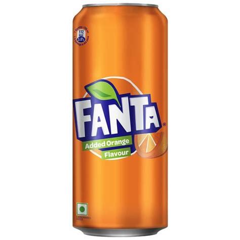 Fanta Soft Drink Orange Flavoured Refreshing 300 Ml Can