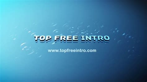Best Free Intro Templates No Plugins After Effects 2016 20 Youtube