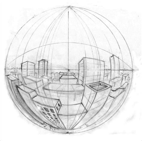 2 Point Perspective Drawing Perspective Drawing Architecture