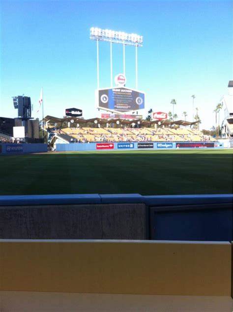 Dodger Stadium Section 1dg Home Of Los Angeles Dodgers