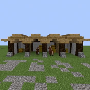 See more ideas about minecraft medieval, minecraft, minecraft medieval castle. Small Medieval Stable - GrabCraft - Your number one source for MineCraft buildings, blueprints ...