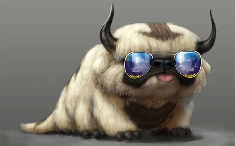 Appa Chillin With His Aviators For Any Avatar The Last Airbender