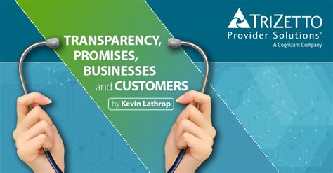 Transparency And Promises Business And Customers