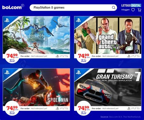 Ps5 Game Prices Dutch Online Retailer Displays 25 Percent Markup Over