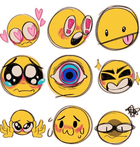 Pin De Kiki Em Cute Icons Desenho De Emoji Adesivos Bonitos