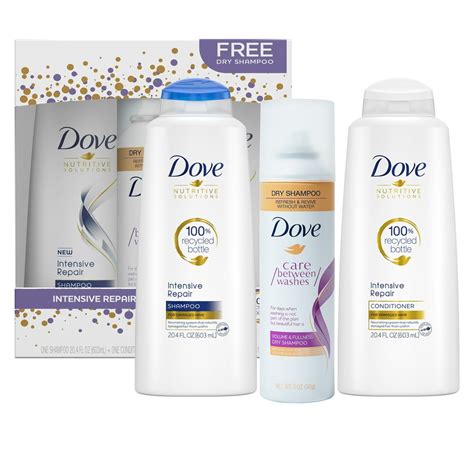 13 Value Dove Intensive Repair Shampoo And Conditioner T Set 3