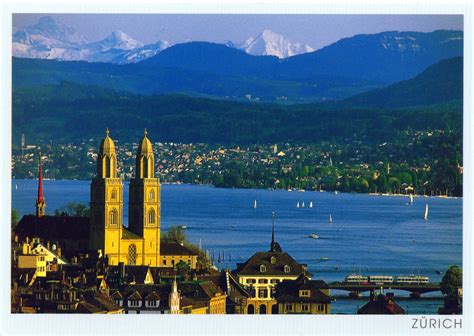 Zurich is on lake zurich, where the lake meets the river limmat, in the north of switzerland. WORLD, COME TO MY HOME!: 0566 SWITZERLAND (Zurich) - The ...