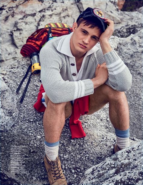 Julian Schneyder Goes Rock Climbing For Gq Russia The Fashionisto
