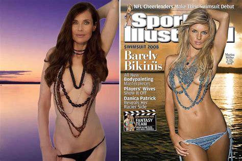Model Carol Alt 59 Recreates Marisa Miller S Topless Si Swimsuit Cover From Home