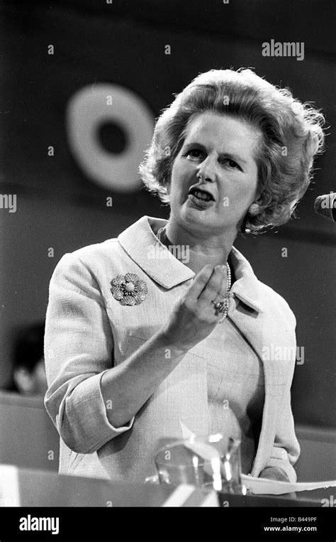 Margaret Thatcher Oct 1967 Making Speech At The Conservative Party