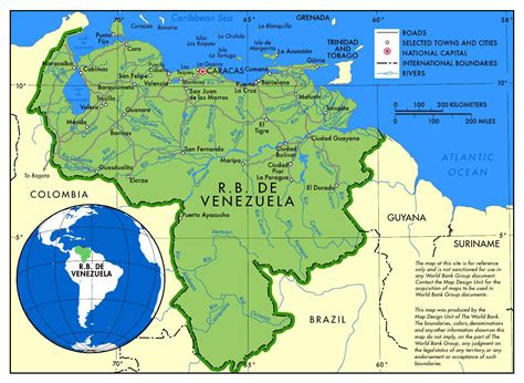 Large Political Map Of Venezuela With Roads And Major Cities Images