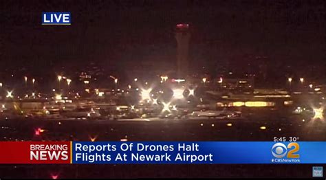 Drone Sightings Halt Flights At Newark Airport Video Joemygod
