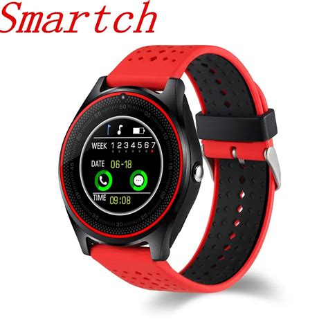Smartch V9 Smart Watch With Camera Bluetooth Smartwatch Sim Card