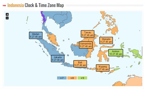 Pembagian Daerah Waktu Di Indonesia Negeri Pesona