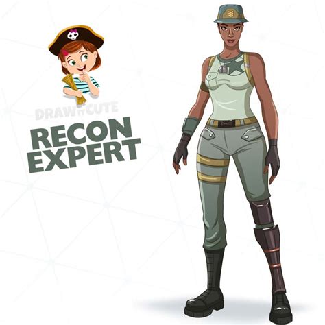 How To Draw Recon Expert Fortnite Skin By Drawitcute On Deviantart