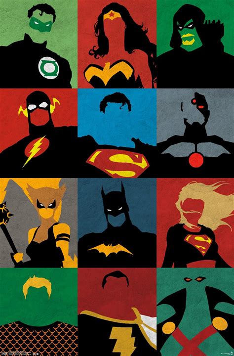 Minimalist Superhero Poster