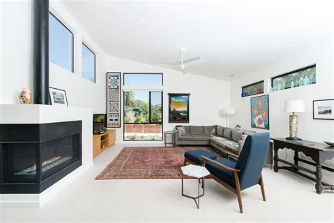 The awkward nature of sloping ceilings doesn't have to be an issue with sharps bespoke fitted wardrobes. sloping ceiling at open living room - Contemporary ...