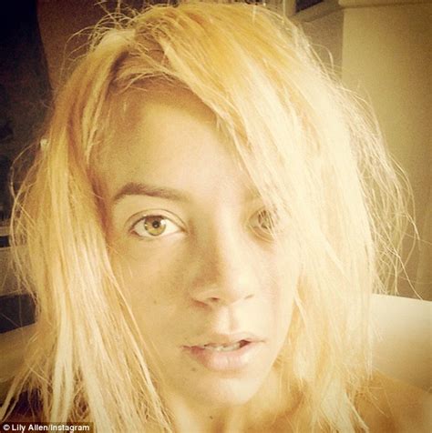 Lily, who usually favours raven locks, unveiled a peachy blonde last year. Lily Allen debuts new blonde hair colour on Instagram ...