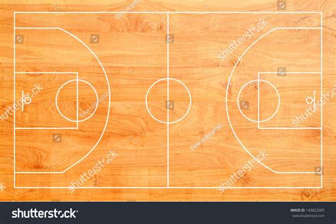 Wooden Basketball Court Parquet Stock Photo 143822065 Shutterstock