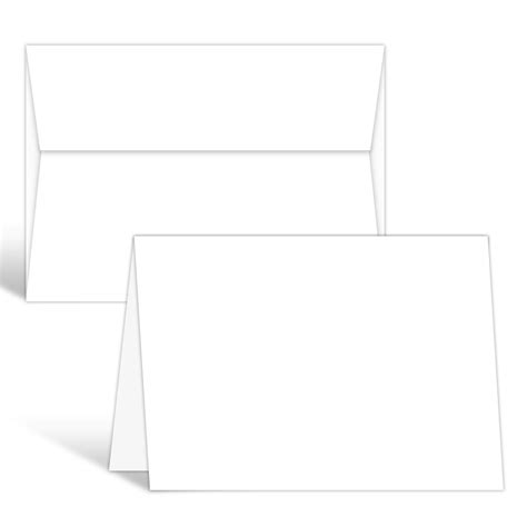 Buy Greeting Cards Set 5x7 Blank White Cardstock And Envelopes