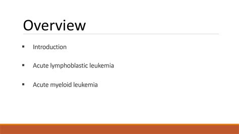 Solution Updated Who Classification Acute Leukemia Studypool