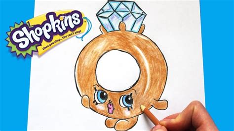 how to draw shopkins season 3 roxy ring limited edition step by shopkins drawings