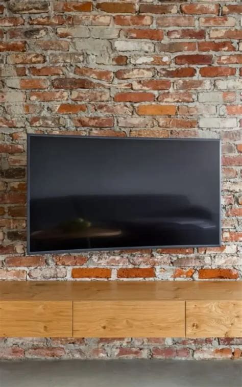 How To Mount A Tv On A Brick Wall Mountyourbox