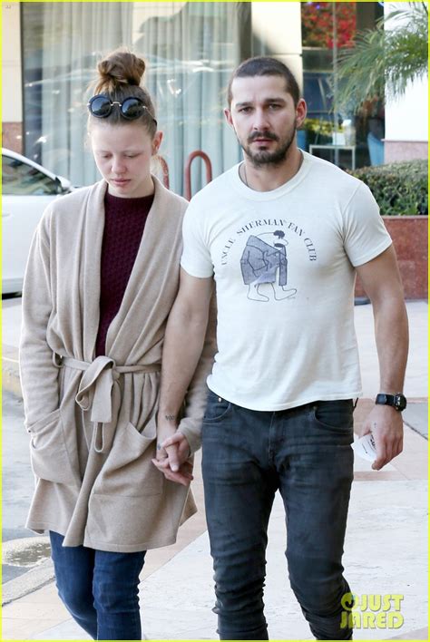 Shia Labeouf Mia Goth Spend Time During A Walk In La Photos My Xxx