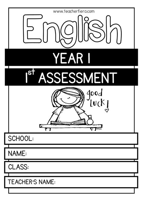 Year 1 1st English Assessment 2018