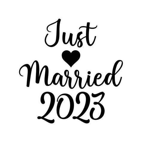 Just Married Svg Wedding Sign Svg Wedding Svg Digital Etsy Uk
