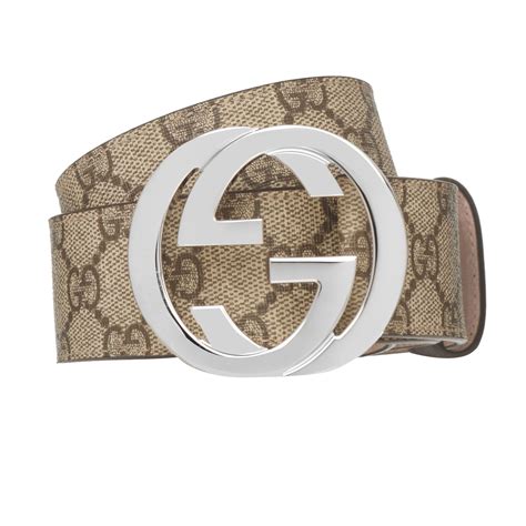 Gucci Gg Supreme Belt Unisex Belts Flannels