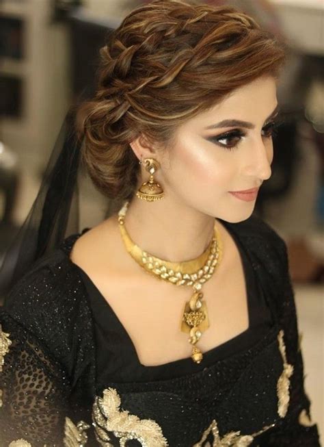 Pakistani Bridal Trendy Wedding Hairstyles Pakistani Wedding